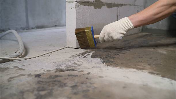 Crawl space vapor barrier installation in Bainbridge, OH